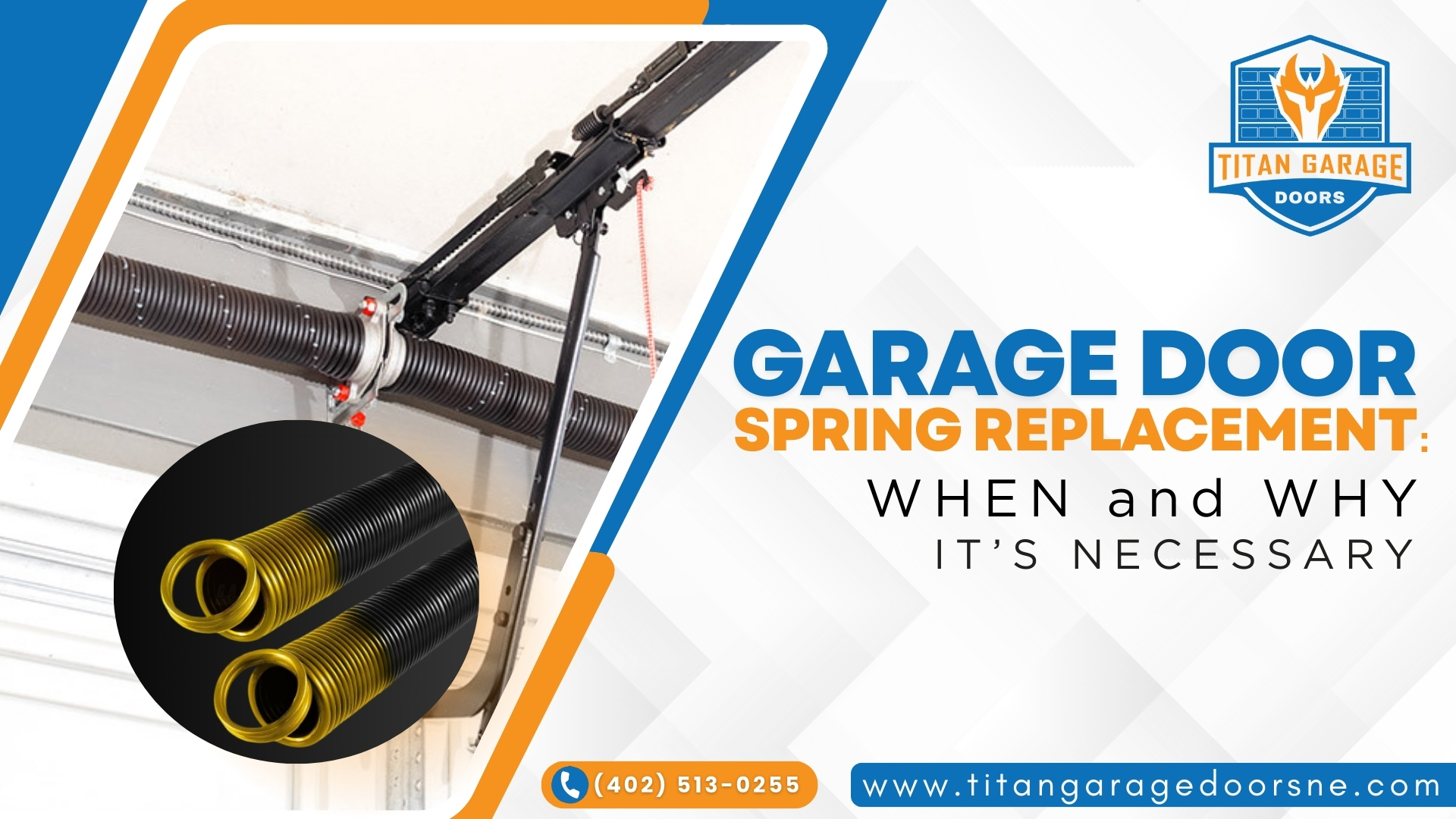 Garage Door Spring Replacement: When and Why It’s Necessary
