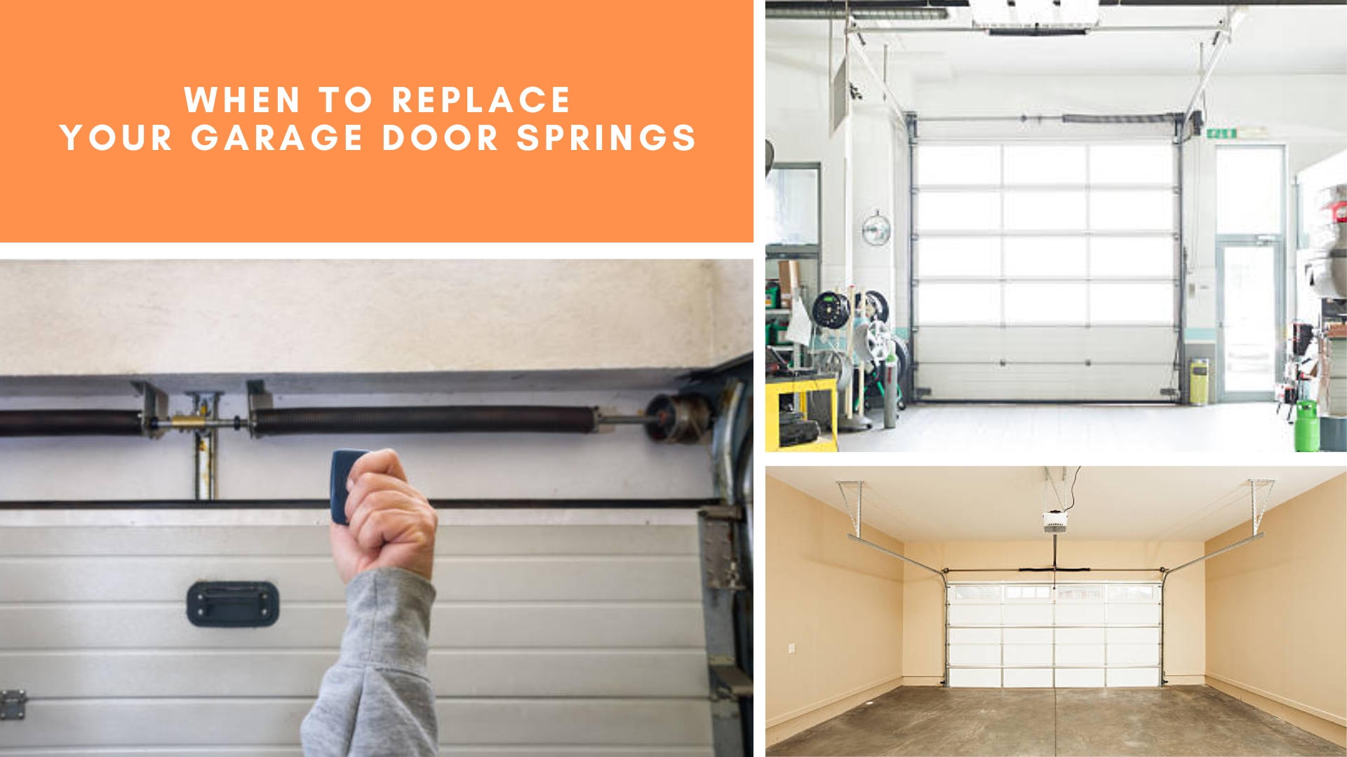 When to Replace Your Garage Door Springs