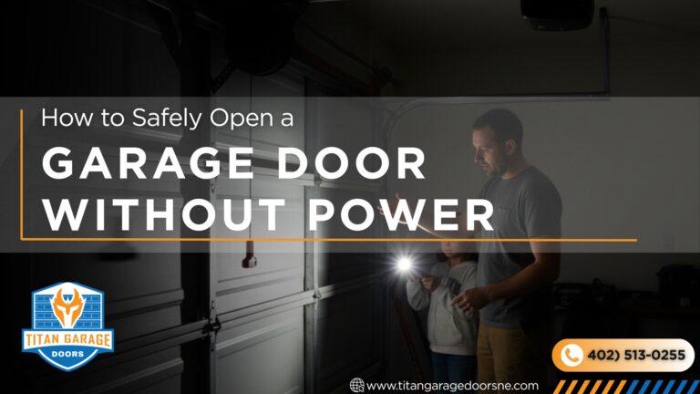 How to Safely Open a Garage Door Without Power