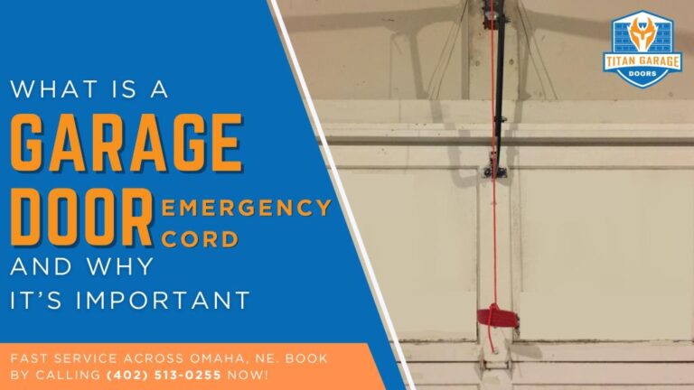 What Is a Garage Door Emergency Cord and Why It’s Important