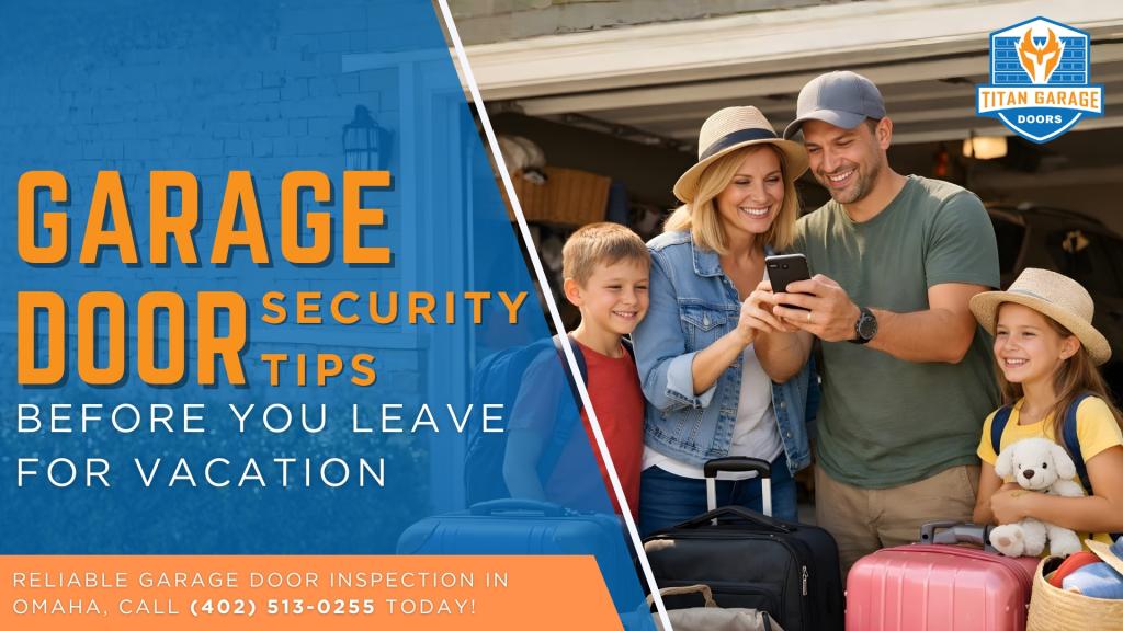 Garage Door Security Tips Before You Leave for Vacation