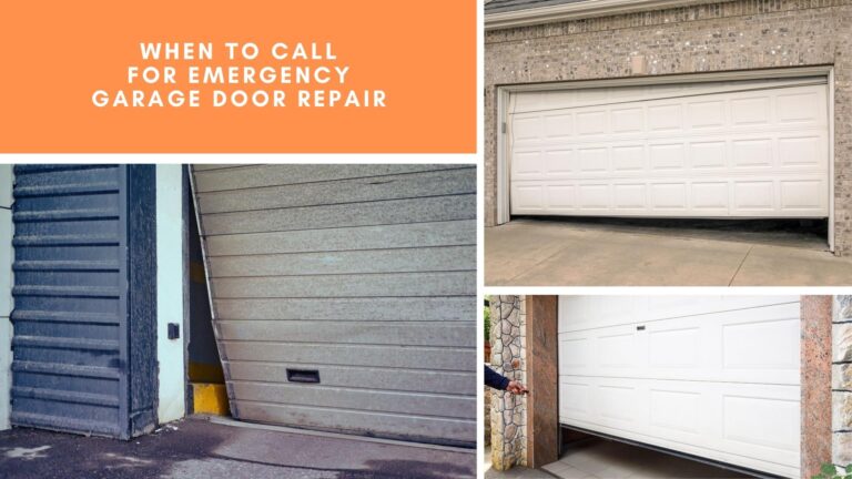 When to Call for Emergency Garage Door Repair