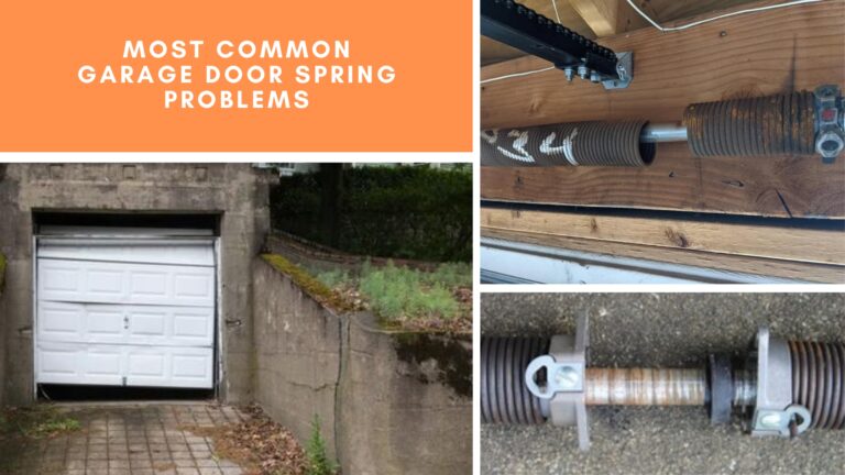 Most Common Garage Door Spring Problems