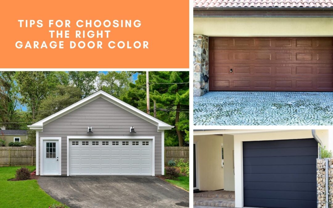 Tips For Choosing the Right Garage Door Color