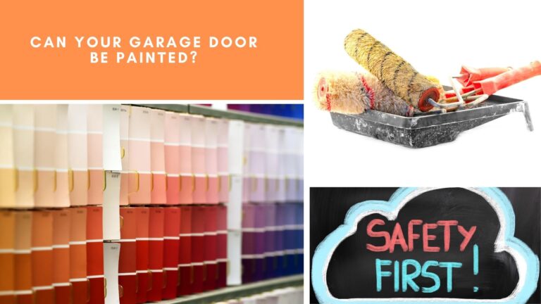 Can Your Garage Door Be Painted?