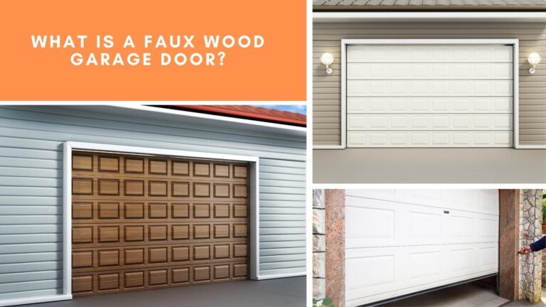 What Is a Faux Wood Garage Door?