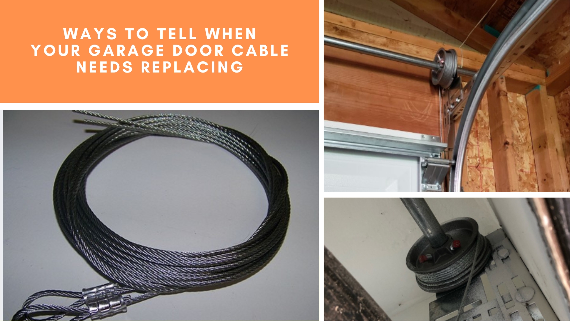 Ways to Tell When Your Garage Door Cable Needs Replacing