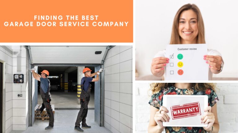 Finding the Best Garage Door Service Company