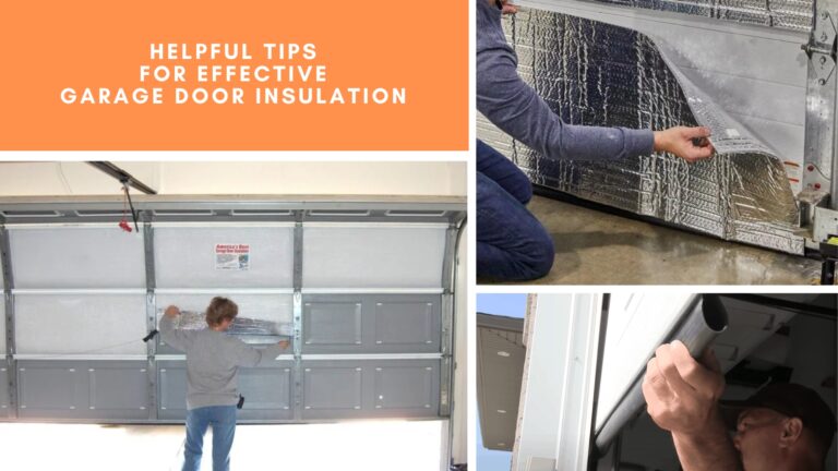 Helpful Tips for Effective Garage Door Insulation