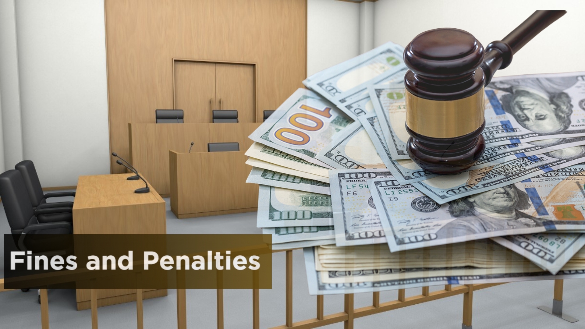 Facing fines from federal, state, or local authorities when law is not followed