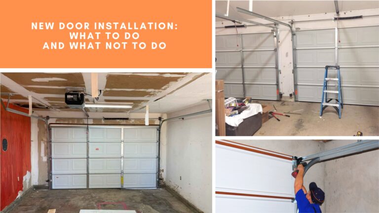 New Door Installation: What to Do and What Not to Do
