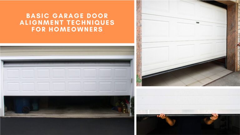 Basic Garage Door Alignment Techniques for Homeowners