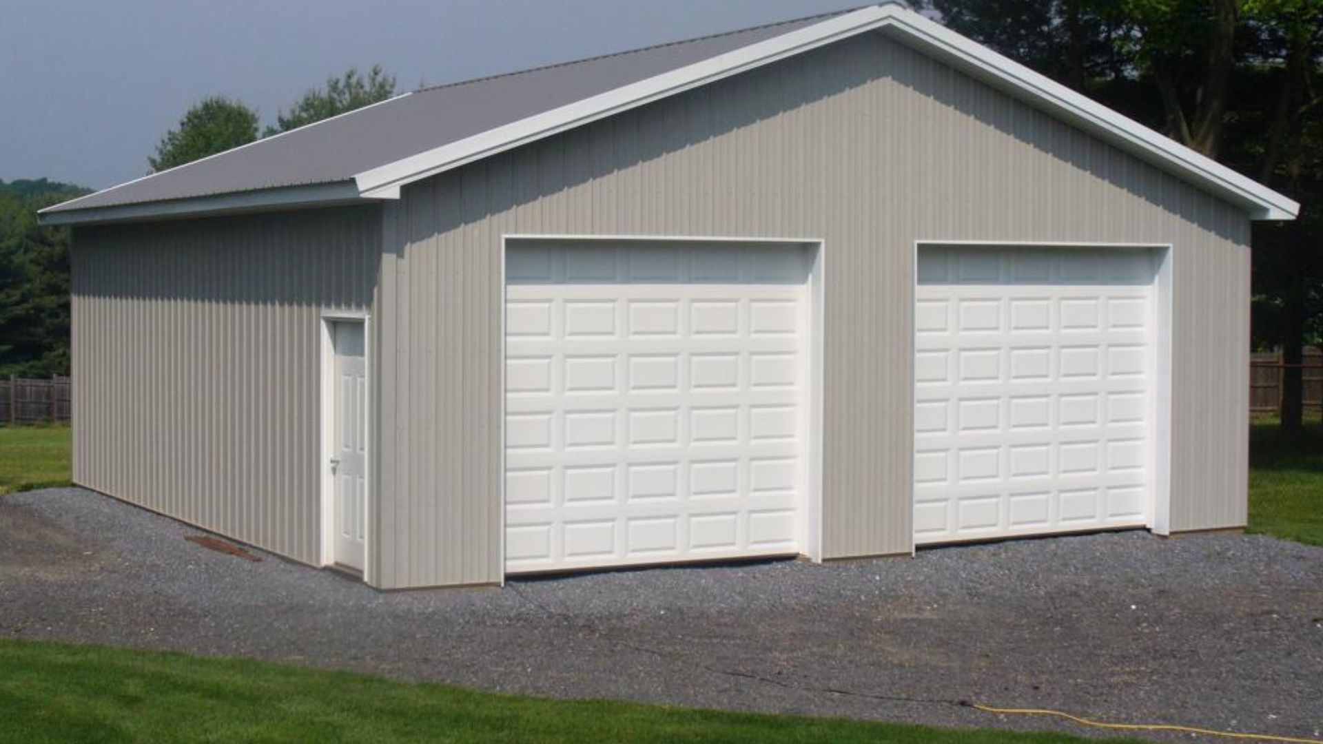 An extra large garage doors