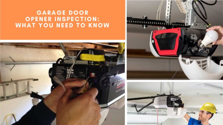 Garage Door Opener Inspection: What You Need to Know