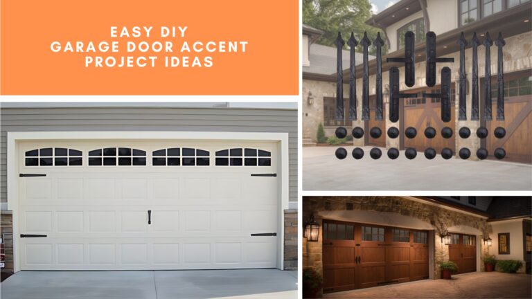 Easy DIY Garage Door Accent Project Ideas
