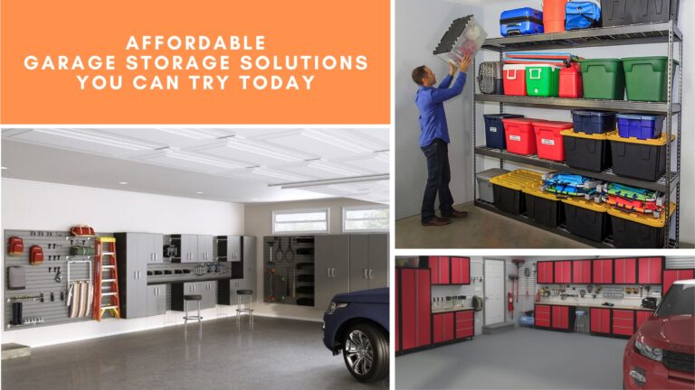 Affordable Garage Storage Solutions You Can Try Today