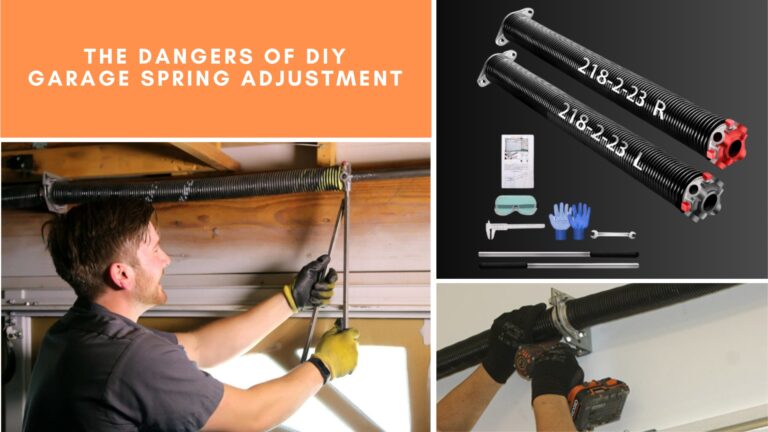The Dangers of DIY Garage Spring Adjustment
