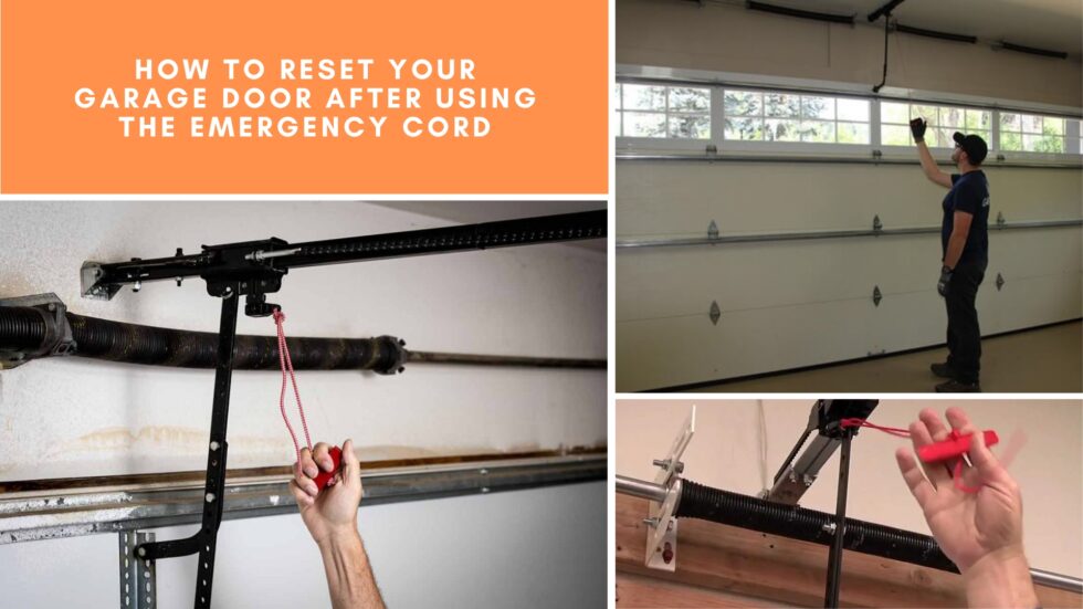How To Reset Garage Door After Pulling Cord