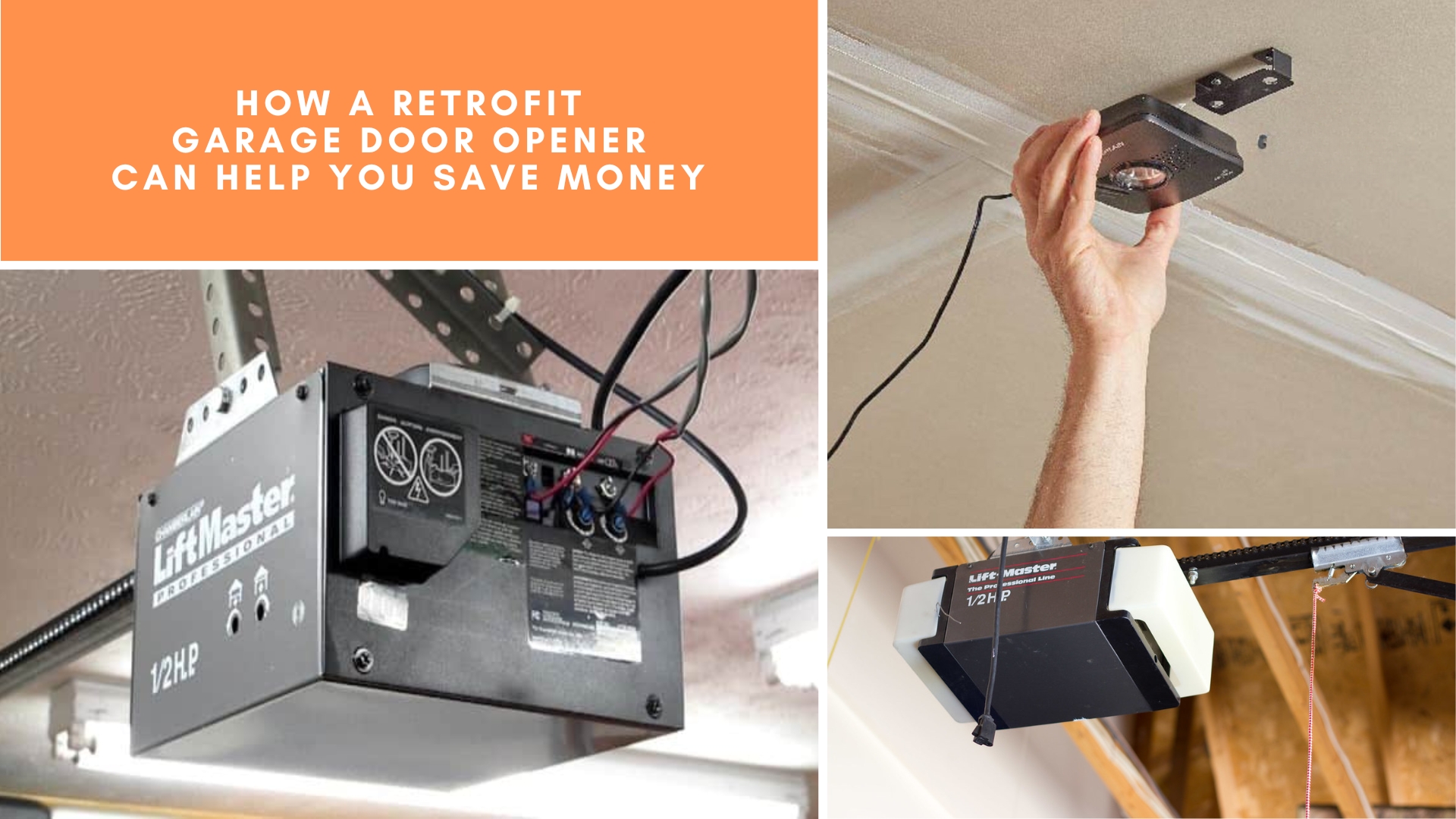 How a Retrofit Garage Door Opener Can Help You Save Money