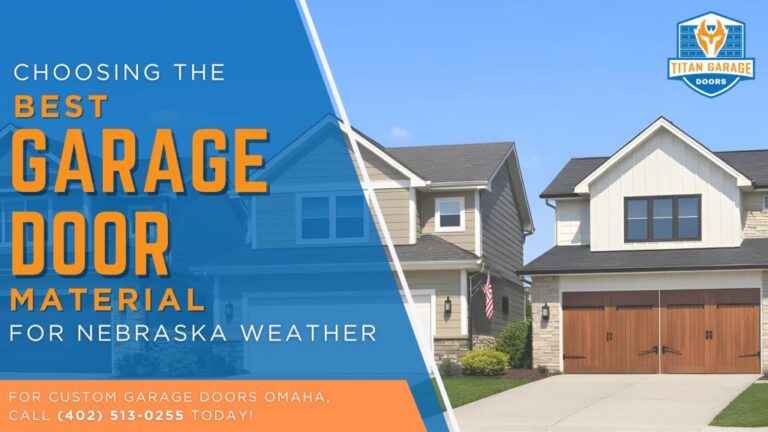 Choosing the Best Garage Door Material for Nebraska Weather