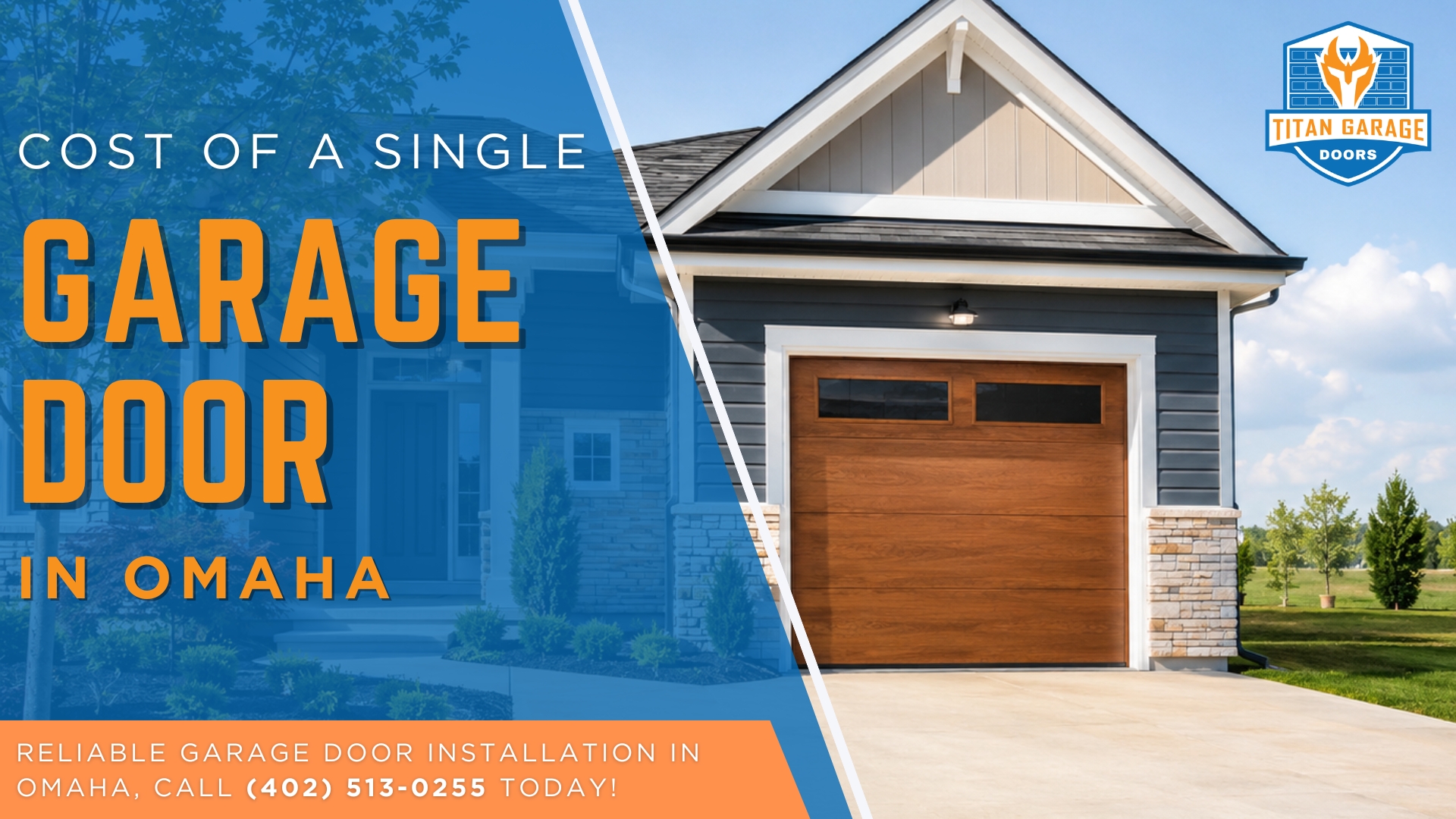 Cost of a Single Garage Door in Omaha