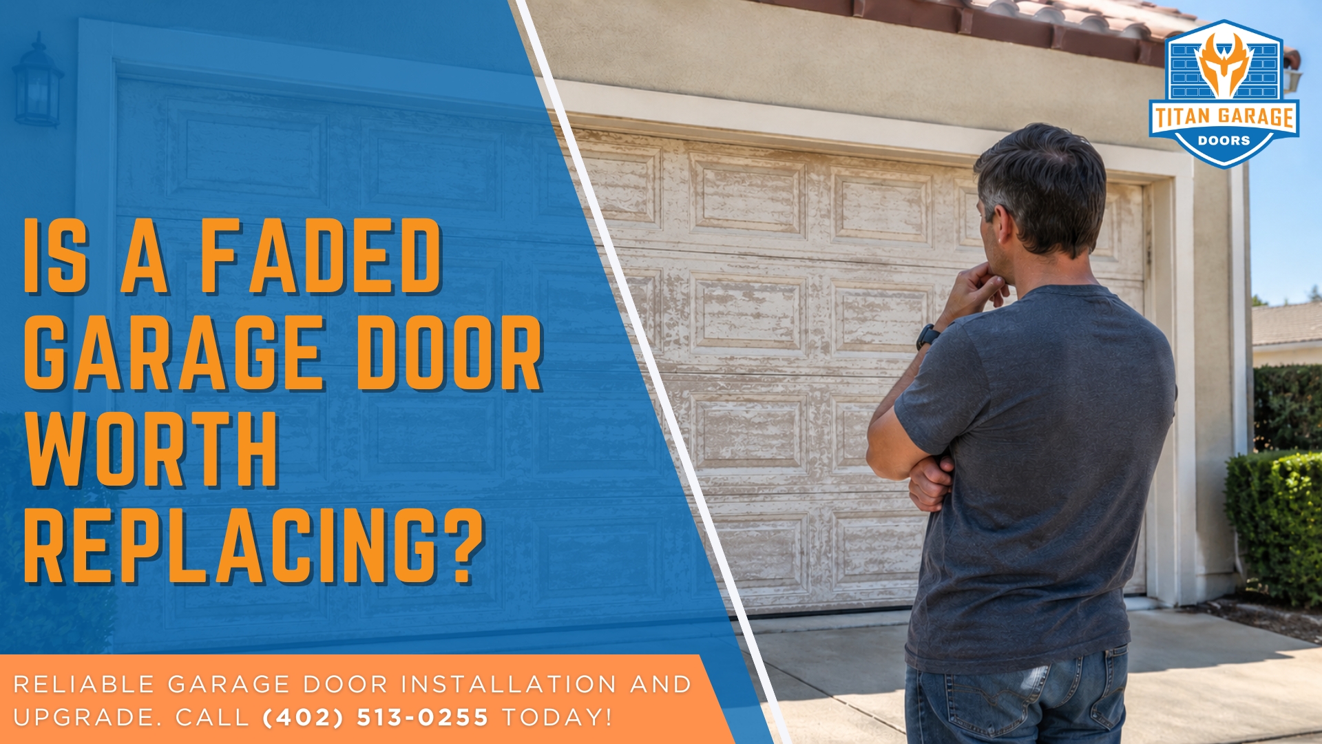 Is a Faded Garage Door Worth Replacing?