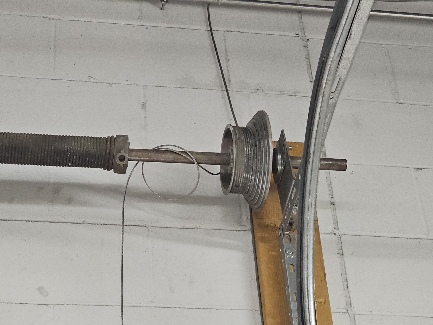 Garage door cable repair