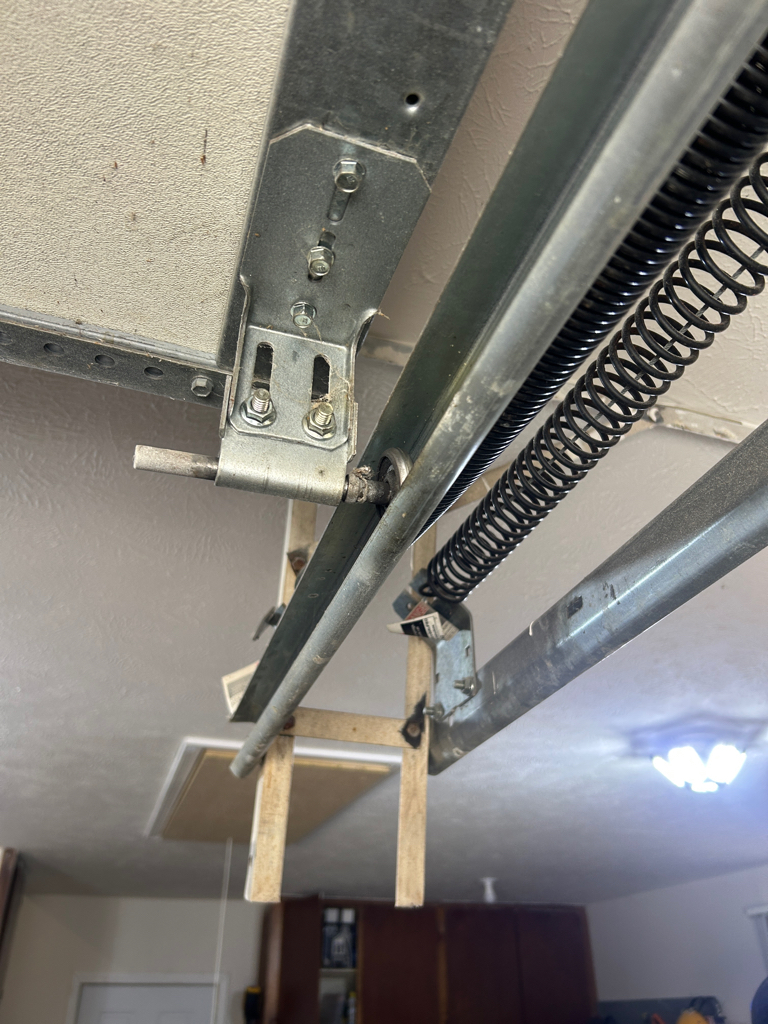 Garage door cable repair