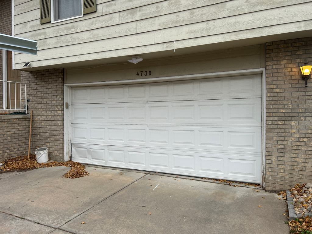 Garage door panel repair 