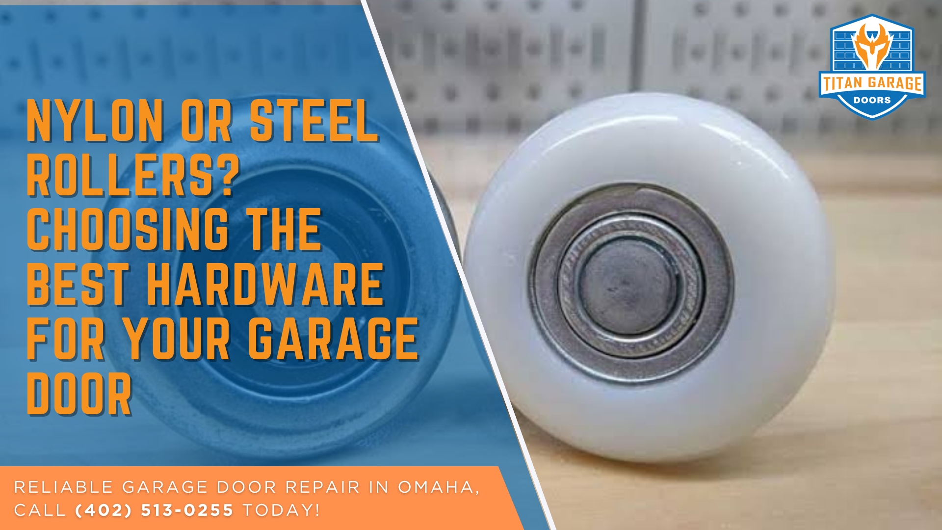 Nylon or Steel Rollers? Choosing the Best Hardware for Your Garage Door