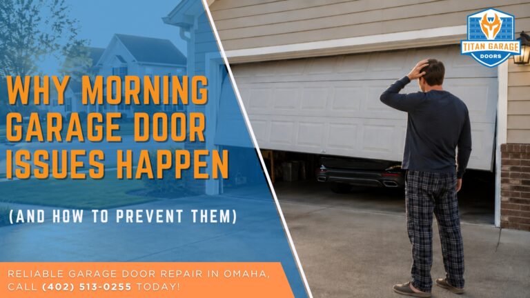 Why Morning Garage Door Issues Happen (And How to Prevent Them)