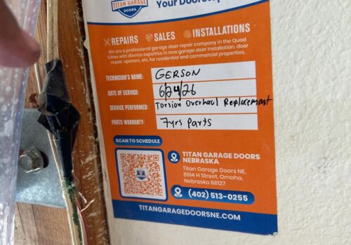 Garage Door Spring Replacement 29th Ave, Columbus, NE