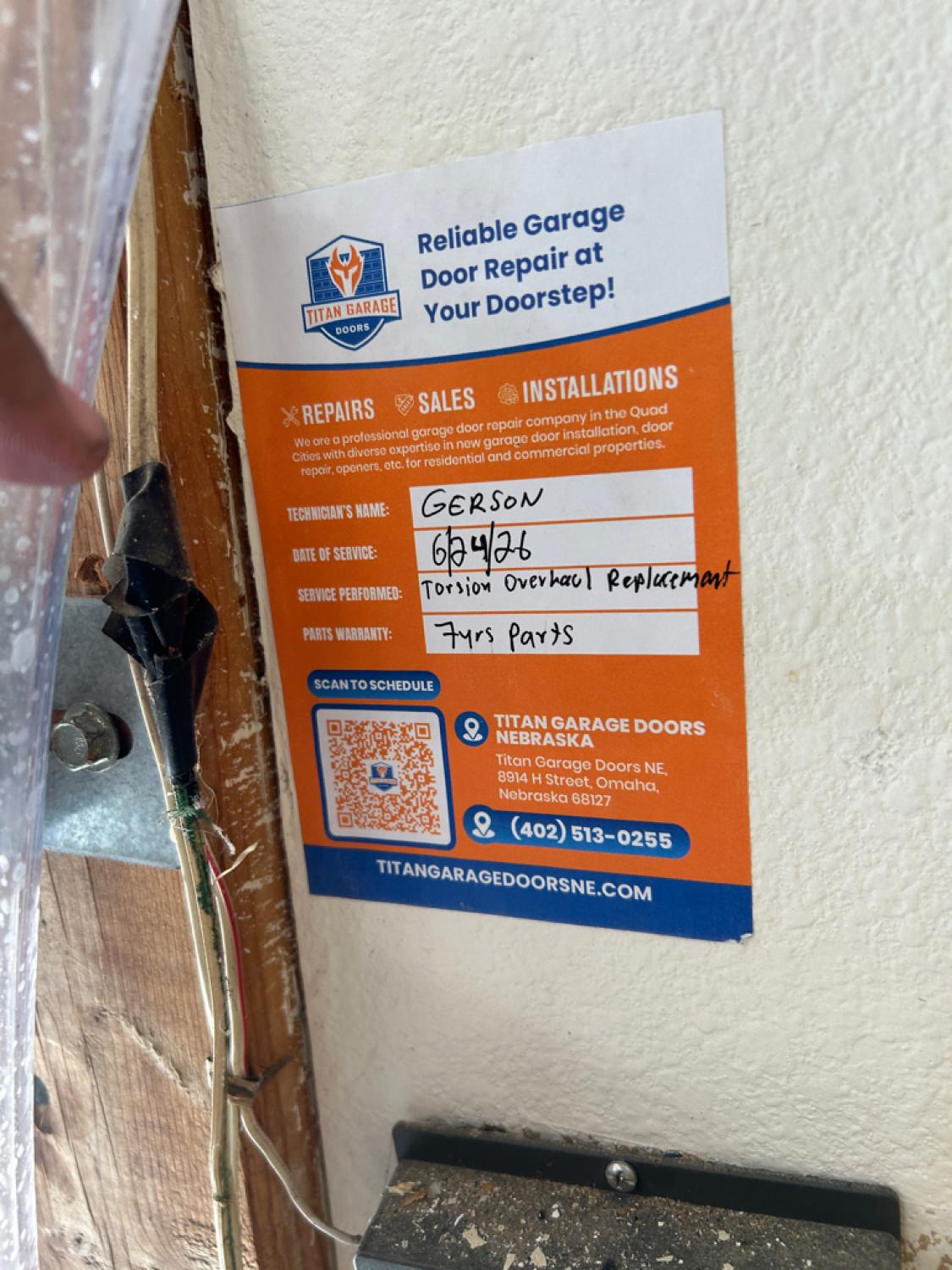 Garage Door Spring Repair Garage Door Repair Garage Door Spring Installation Garage Door Spring Replacement 29th Ave, Columbus, NE