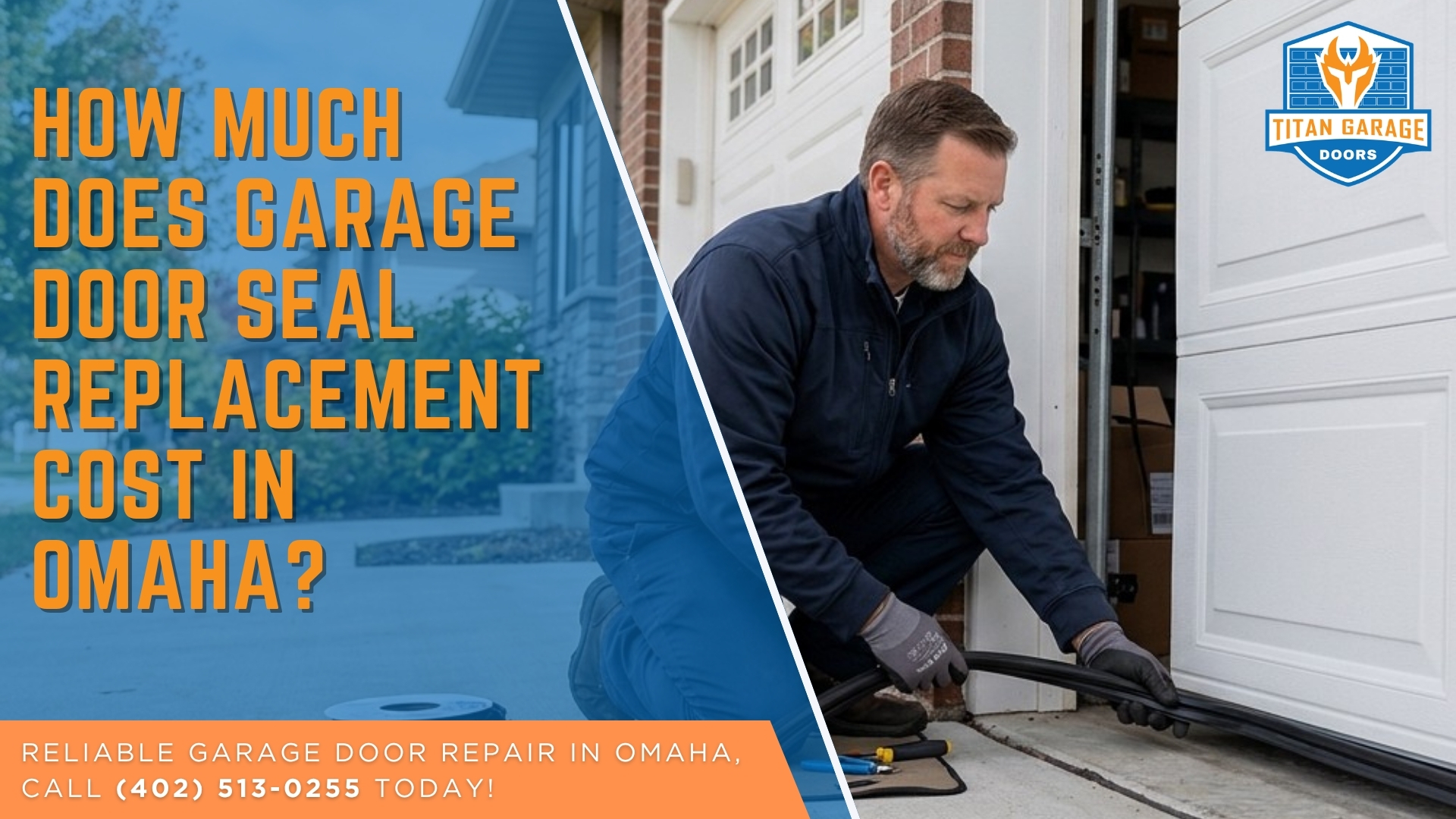 How Much Does Garage Door Seal Replacement Cost in Omaha?
