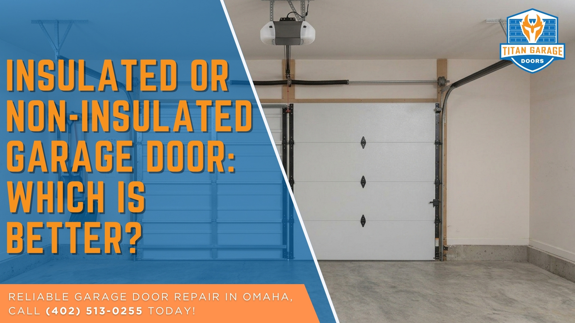 Insulated or Non-Insulated Garage Door: Which is Better?