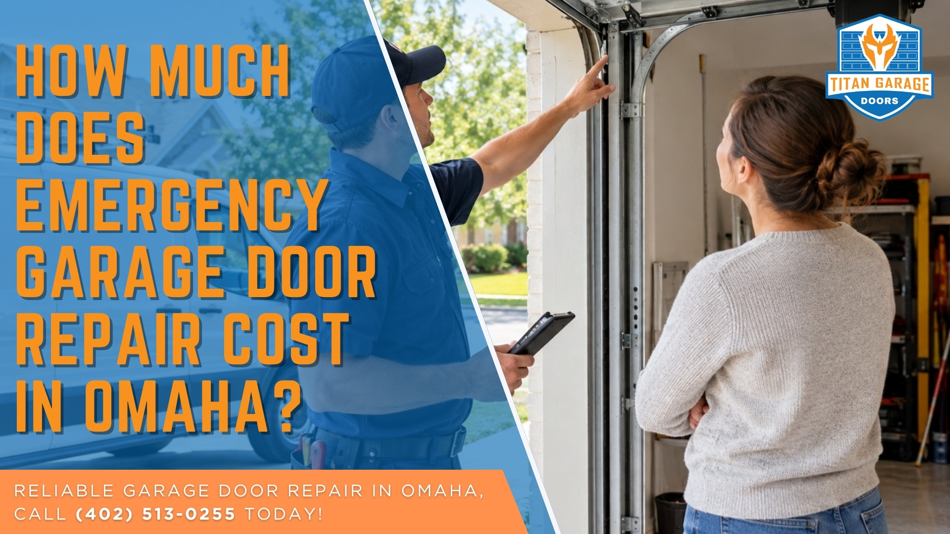 How Much Does Emergency Garage Door Repair Cost in Omaha?