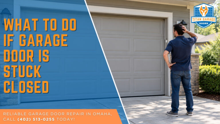 What To Do If Garage Door Is Stuck Closed